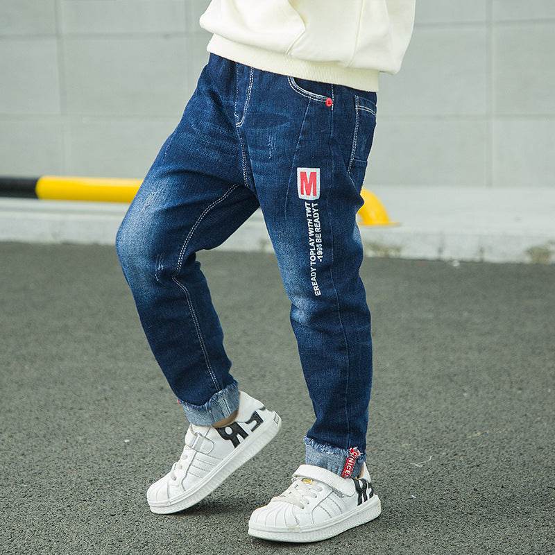 Fashion Jeans For Boys, Children, Korean Style, Long Pants - Mubimart