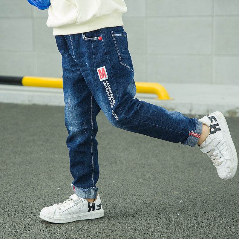 Fashion Jeans For Boys, Children, Korean Style, Long Pants - Mubimart