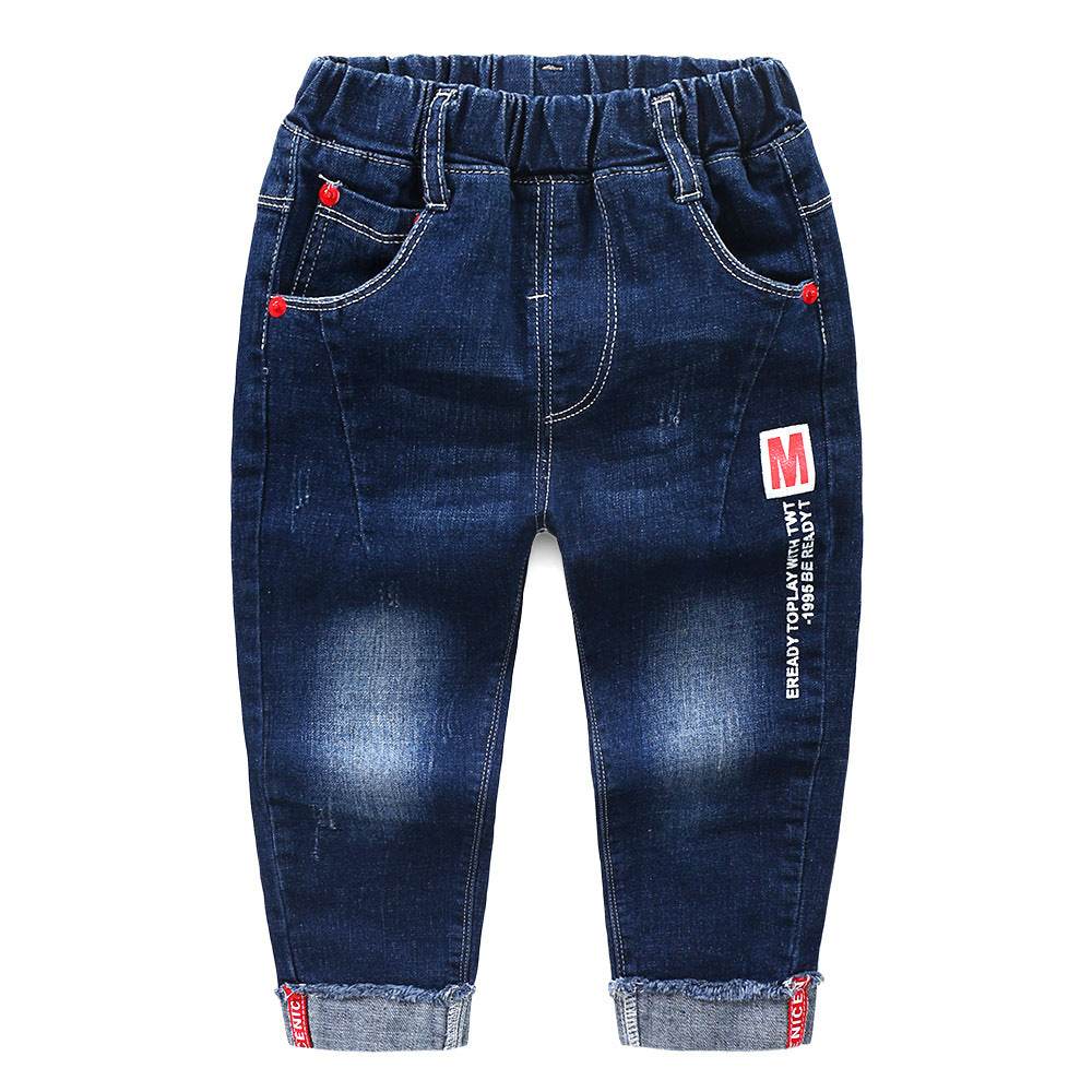 Fashion Jeans For Boys, Children, Korean Style, Long Pants - Mubimart