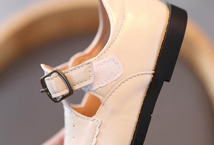 Fashionable Breathable Leather Shoes For Boys And Girls - Mubimart