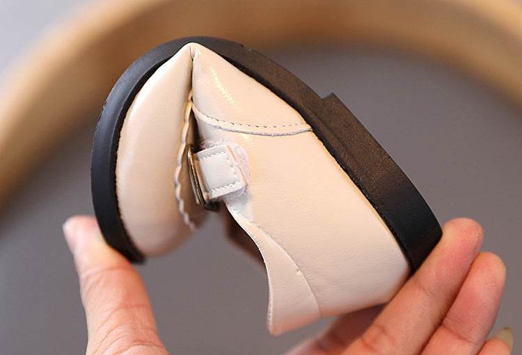 Fashionable Breathable Leather Shoes For Boys And Girls - Mubimart