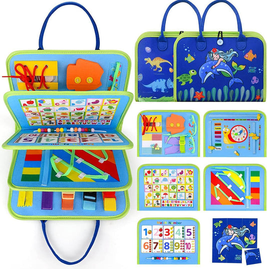 Felt Learning Board Early Education Educational Toys - Mubimart