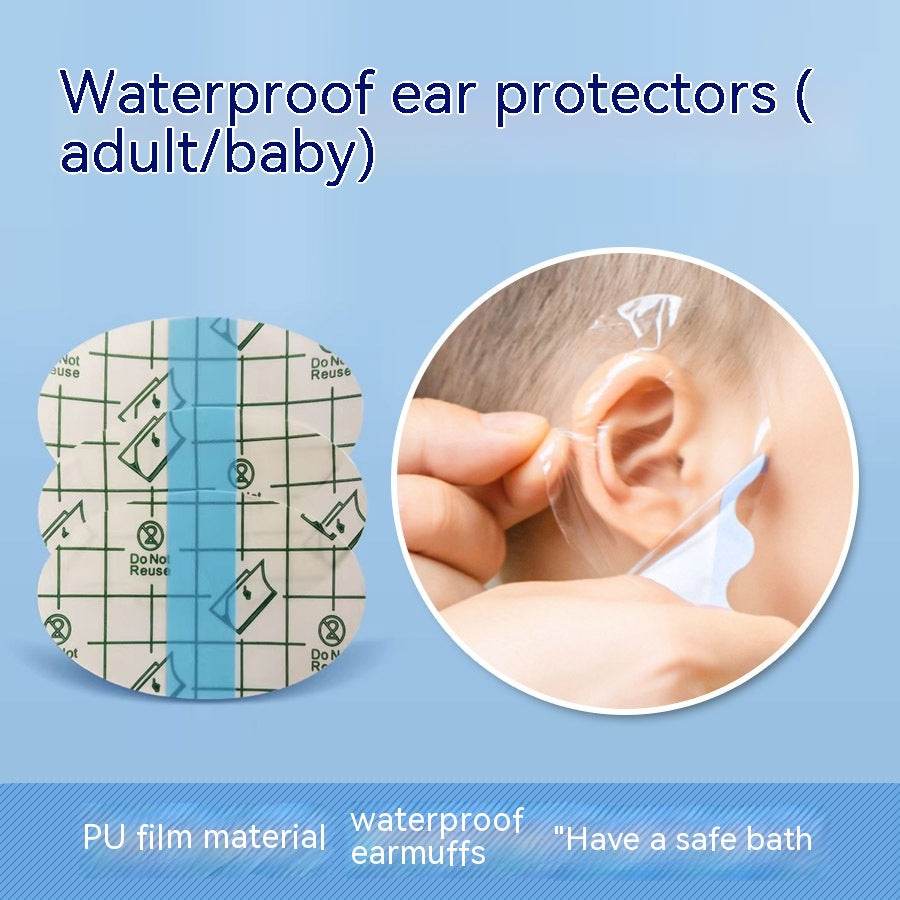 Film Waterproof Ear Patch Baby Children Bath - Mubimart