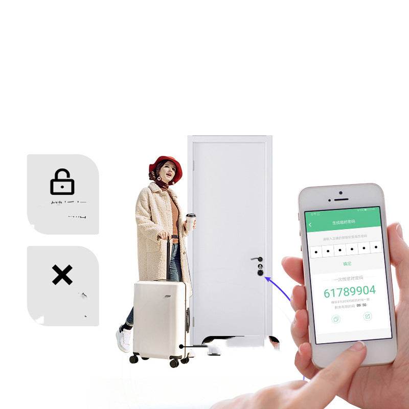 Fingerprint Lock Smart Keyless Lock IP65 Waterproof Anti-Theft Security Padlock Door Luggage Case PadLockS - Mubimart