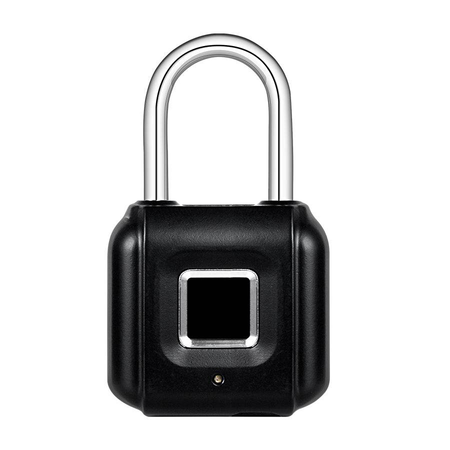 Fingerprint padlock home smart electronic door lock cabinet lock luggage small lock mini dormitory small anti-theft lock - Mubimart