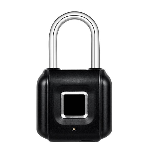 Fingerprint padlock home smart electronic door lock cabinet lock luggage small lock mini dormitory small anti-theft lock - Mubimart