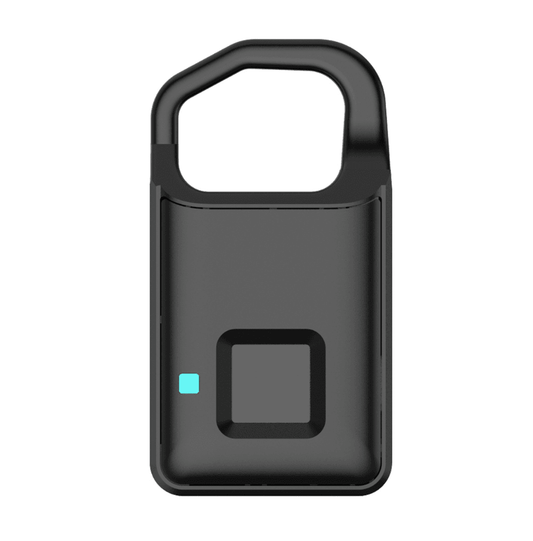 Fingerprint padlock smart lock anti-theft door lock outdoor door padlock luggage lock P4 fingerprint padlock - Mubimart