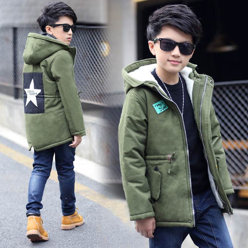 Five-pointed star trench coat - Mubimart
