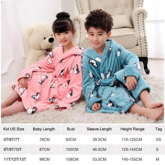 Flannel children's nightgown - Mubimart