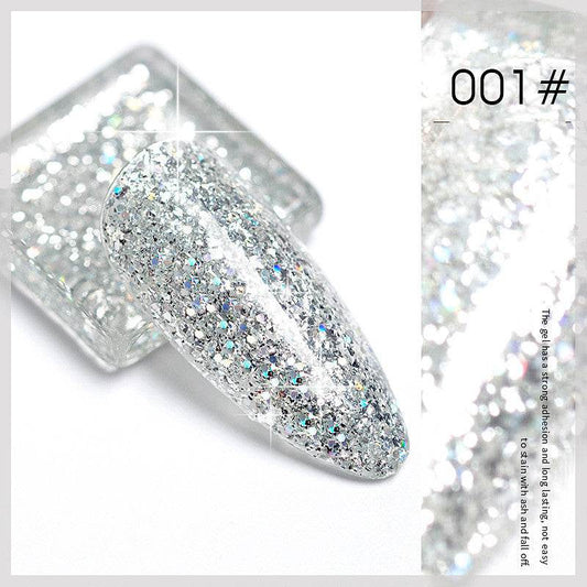Flash Nail Polish New Super Flash Micro Diamond Nail Shop Special Sequins - Mubimart