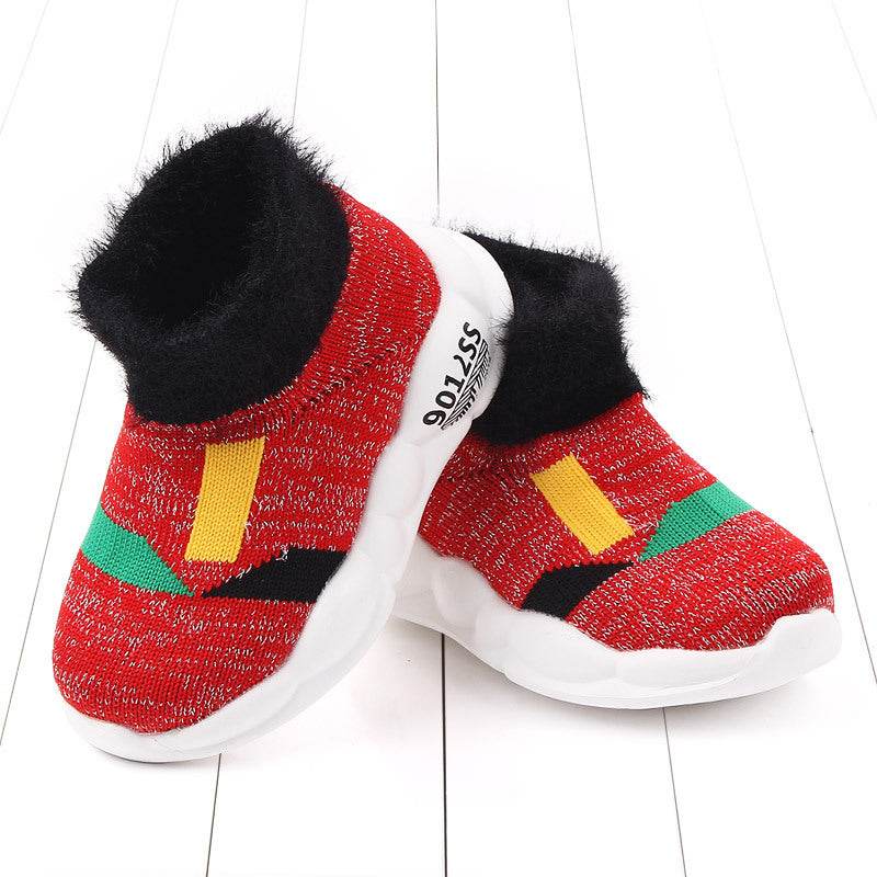 Flying knit girls sneakers - Mubimart
