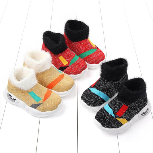 Flying knit girls sneakers - Mubimart