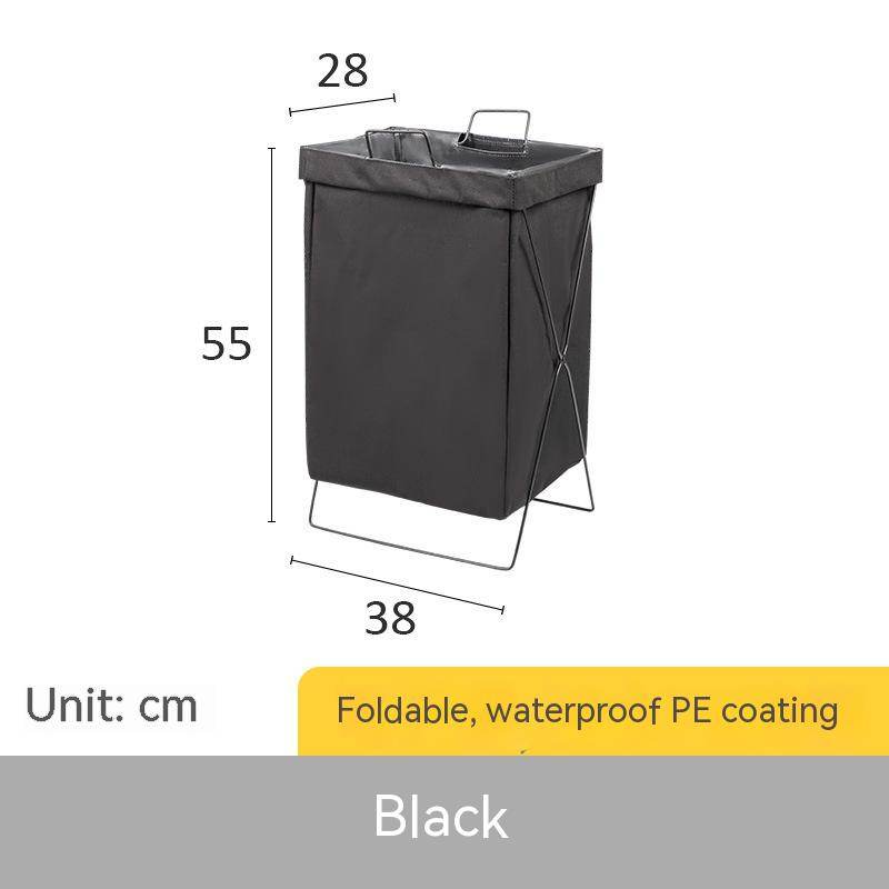 Foldable Fabric Laundry Basket Large Storage - Mubimart