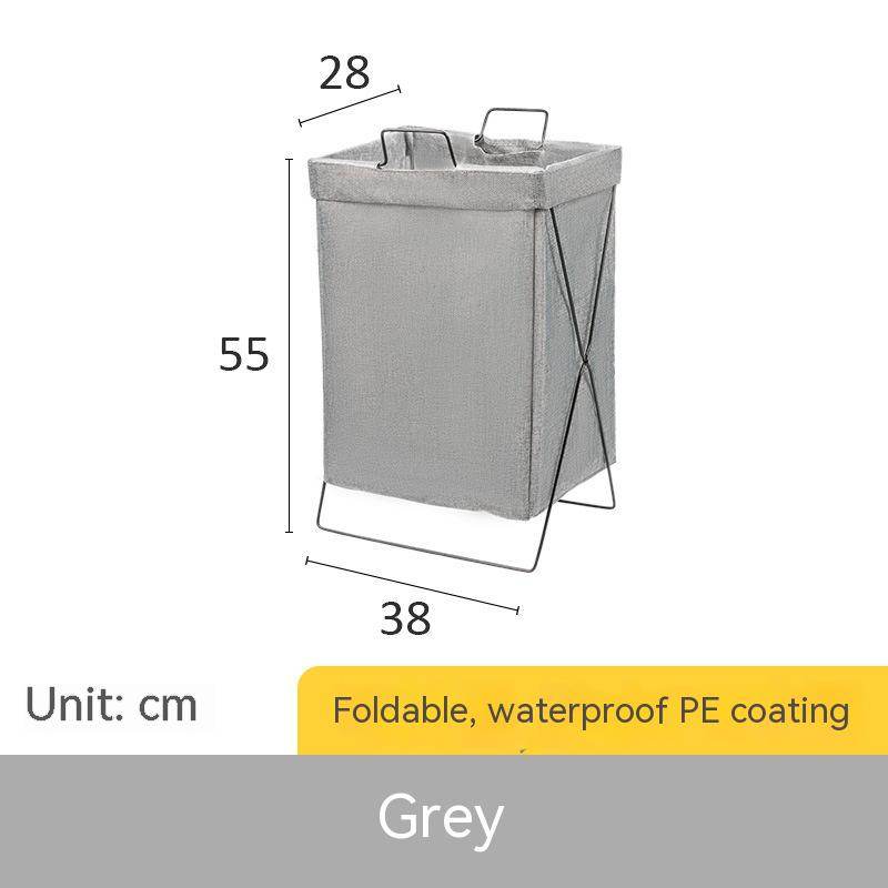 Foldable Fabric Laundry Basket Large Storage - Mubimart
