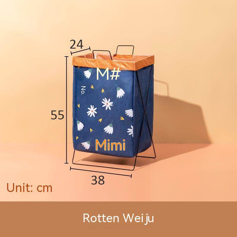 Foldable Fabric Laundry Basket Large Storage - Mubimart