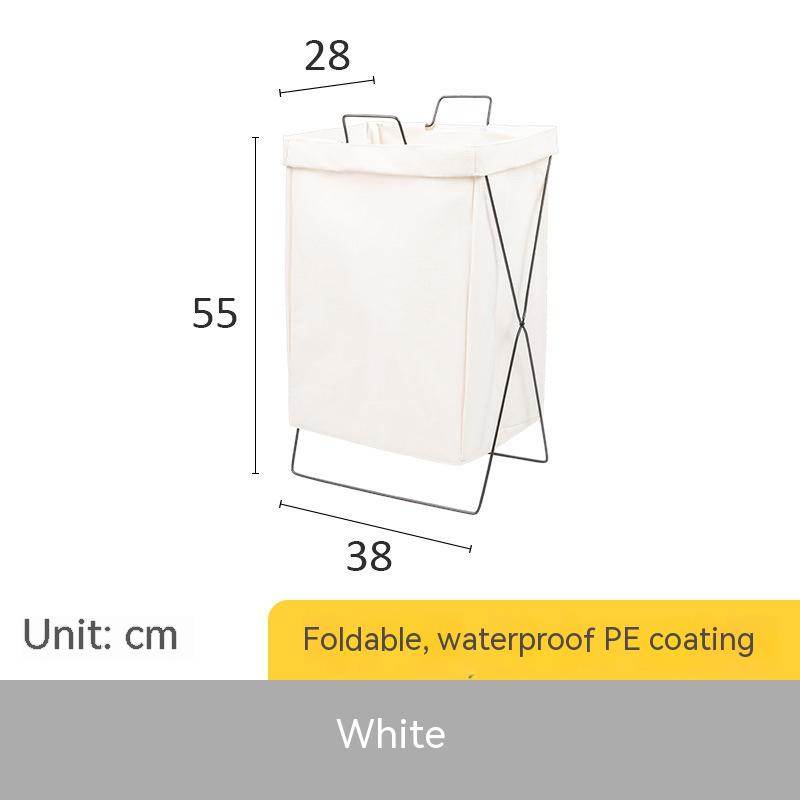 Foldable Fabric Laundry Basket Large Storage - Mubimart