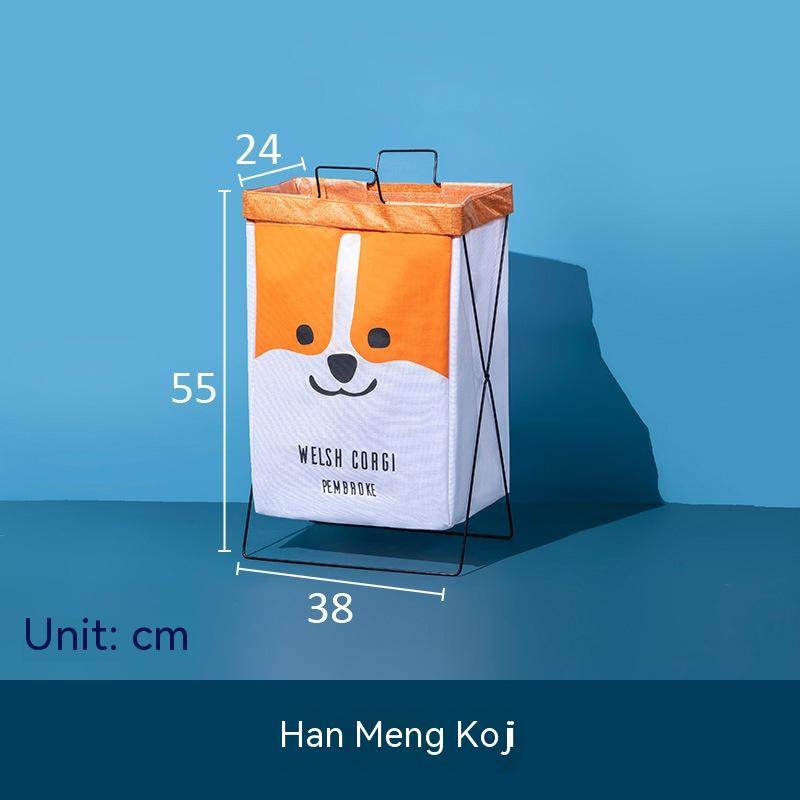 Foldable Fabric Laundry Basket Large Storage - Mubimart