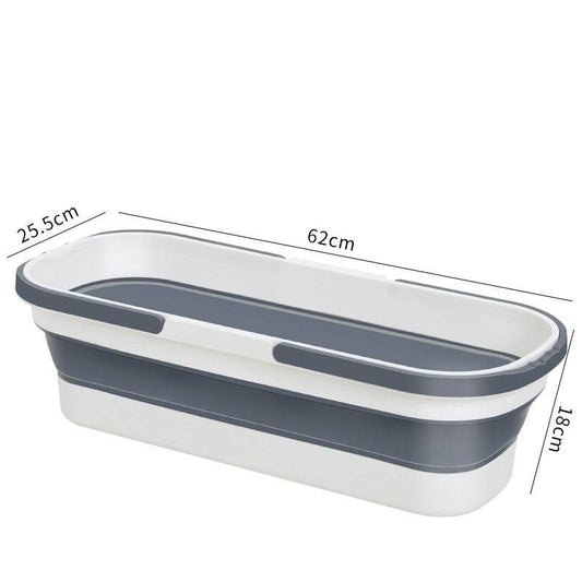 Foldable Plastic Mop Bucket For Household Use - Mubimart
