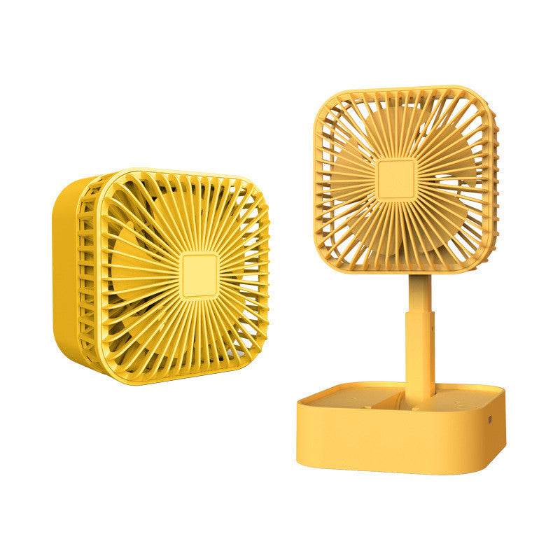 Folding Telescopic Usb Charging Fan Silent Portable Fan - Mubimart