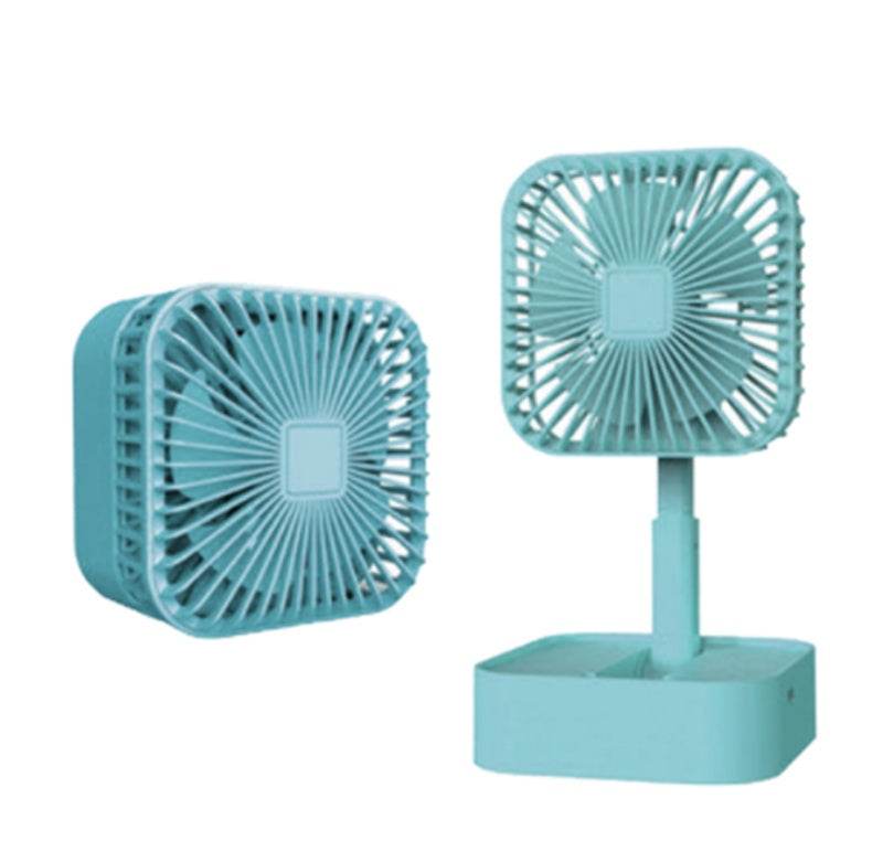 Folding Telescopic Usb Charging Fan Silent Portable Fan - Mubimart