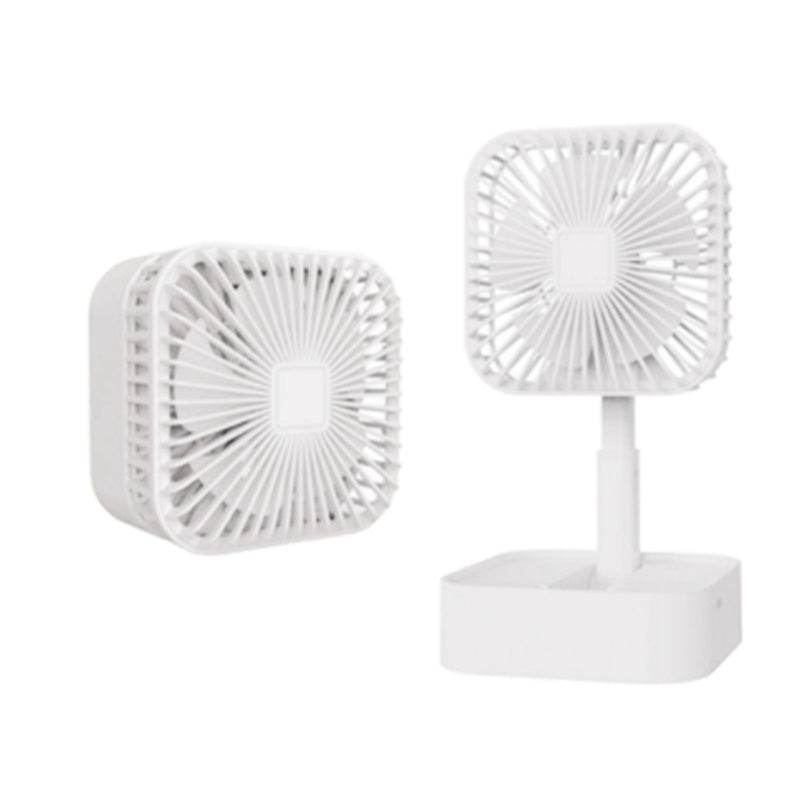 Folding Telescopic Usb Charging Fan Silent Portable Fan - Mubimart