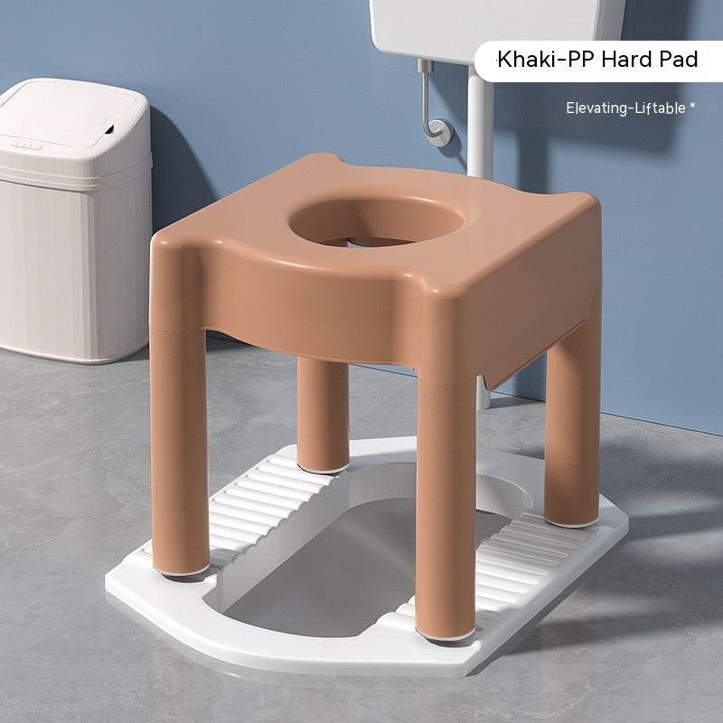 Folding Toilet Simple Seat Frame For Pregnant Women - Mubimart