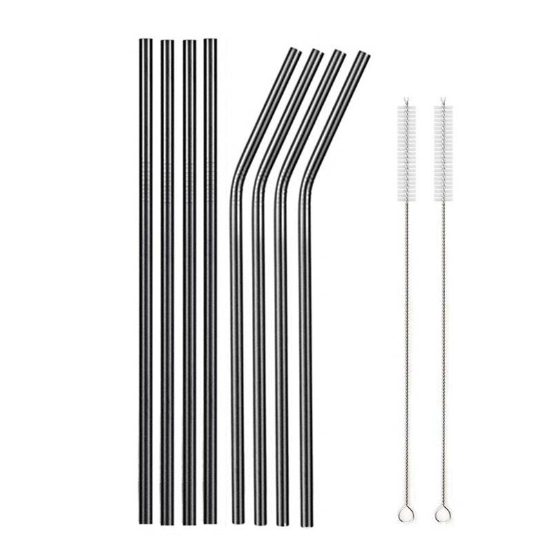 Food Grade 304 Stainless Steel Color Metal Straws - Mubimart