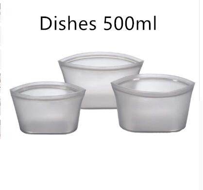 Food Silicone Bag Fresh-keeping Storage Box - Mubimart