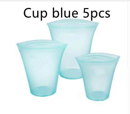 Food Silicone Bag Fresh-keeping Storage Box - Mubimart