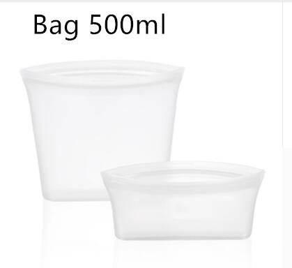 Food Silicone Bag Fresh-keeping Storage Box - Mubimart
