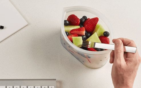 Food Silicone Bag Fresh-keeping Storage Box - Mubimart