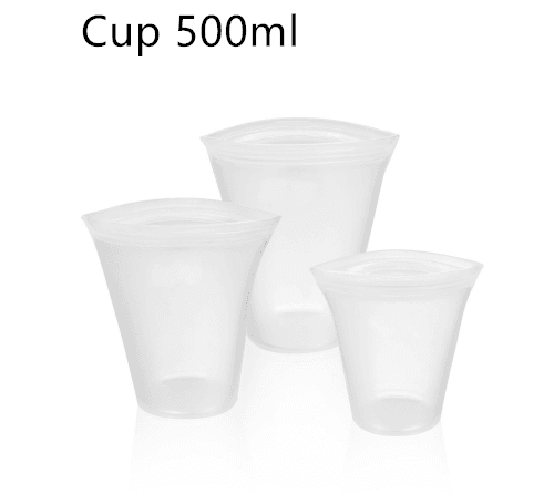 Food Silicone Bag Fresh-keeping Storage Box - Mubimart