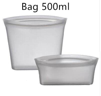 Food Silicone Bag Fresh-keeping Storage Box - Mubimart