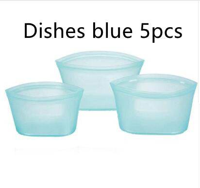 Food Silicone Bag Fresh-keeping Storage Box - Mubimart