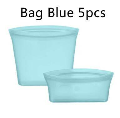 Food Silicone Bag Fresh-keeping Storage Box - Mubimart