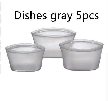 Food Silicone Bag Fresh-keeping Storage Box - Mubimart