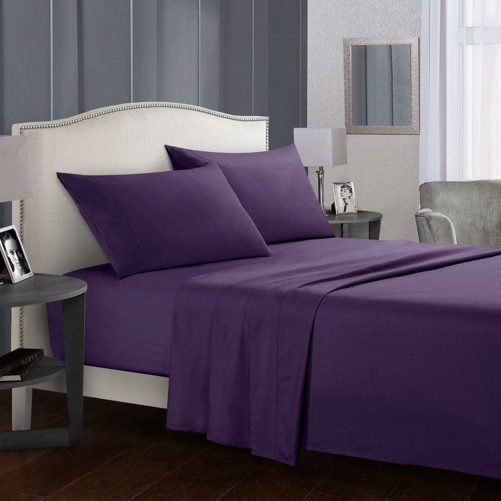 Four-piece bed sheet set - Mubimart