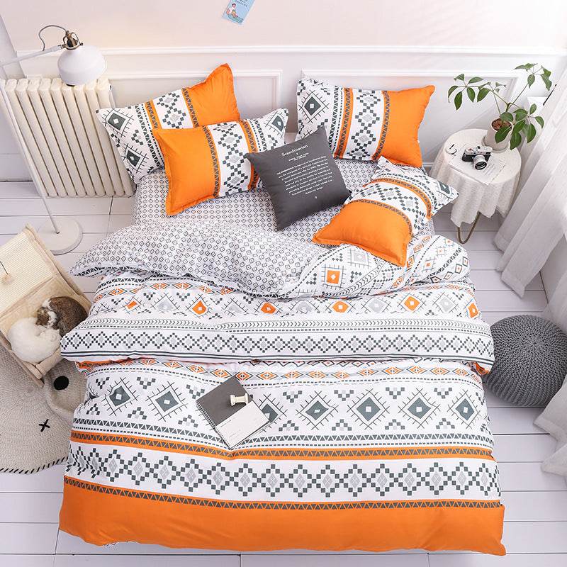 Four piece bed sheet set - Mubimart