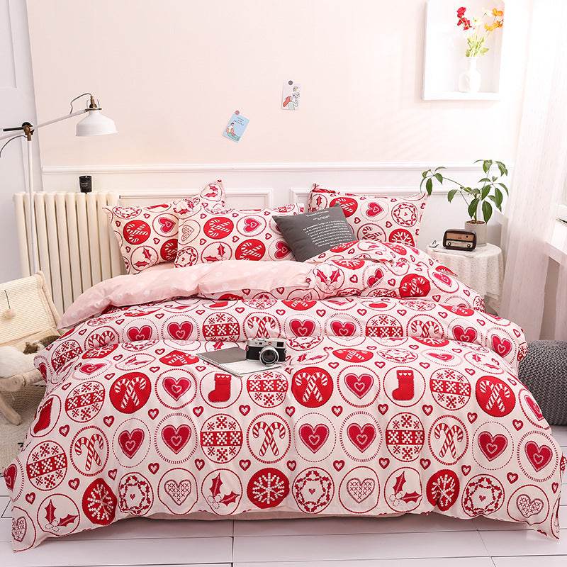 Four piece bed sheet set - Mubimart