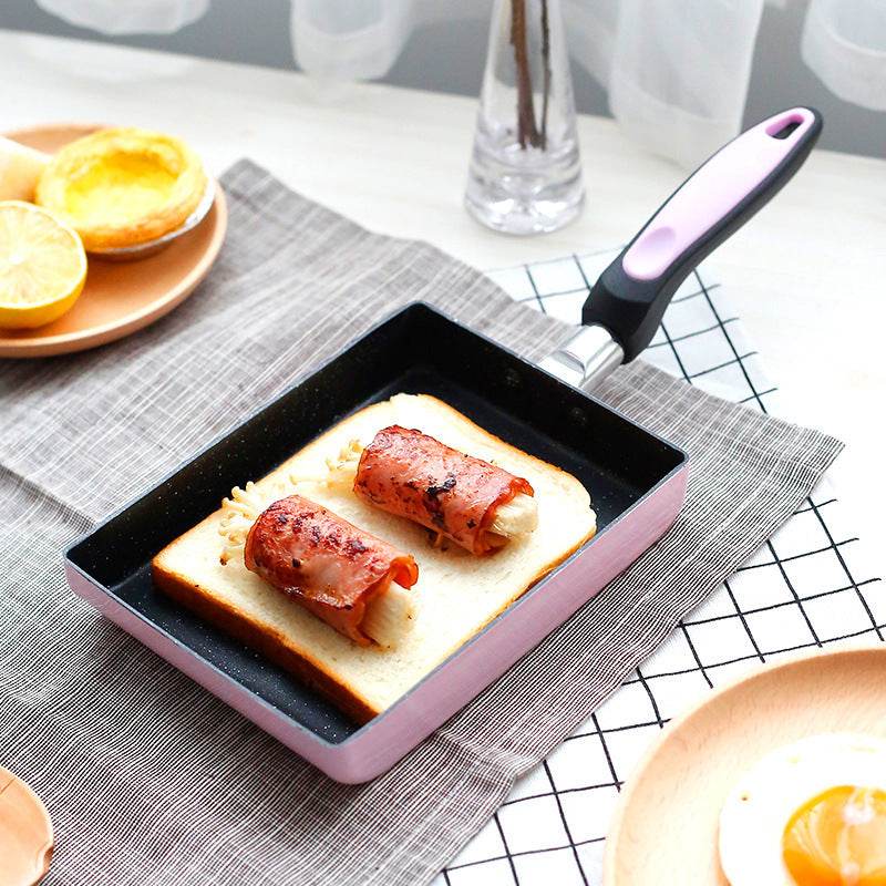 Frying Pan Non-Stick Smokeless Pan Square Pan - Mubimart