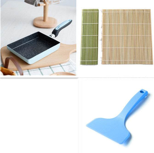 Frying Pan Non-Stick Smokeless Pan Square Pan - Mubimart