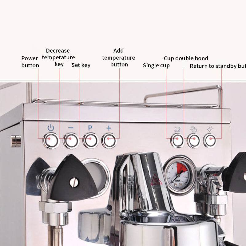 Full Semi-automatic Espresso Machine For Home And Business Use - Mubimart