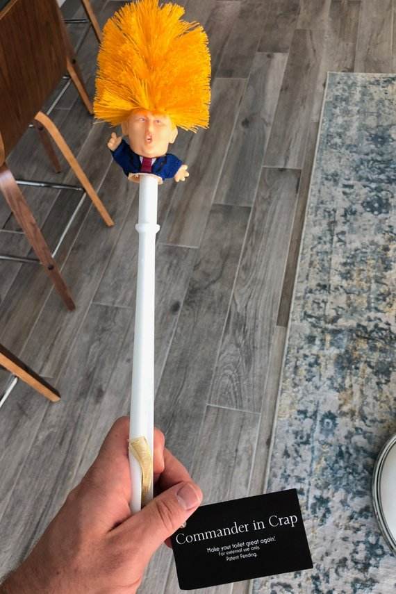 Funny Donald Trump Toilet Brush - Mubimart