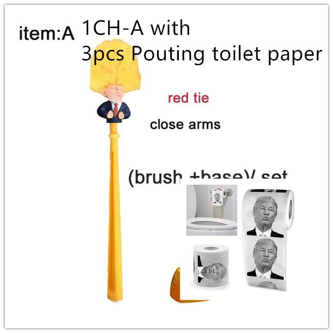 Funny Donald Trump Toilet Brush - Mubimart