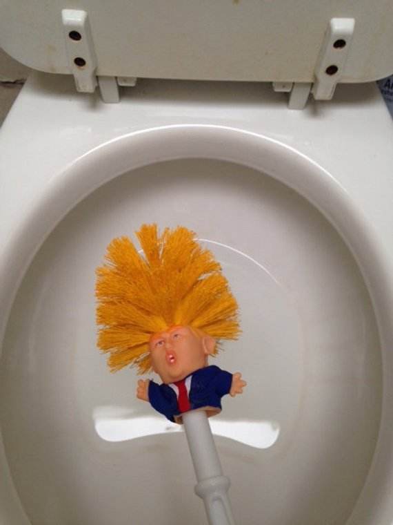 Funny Donald Trump Toilet Brush - Mubimart