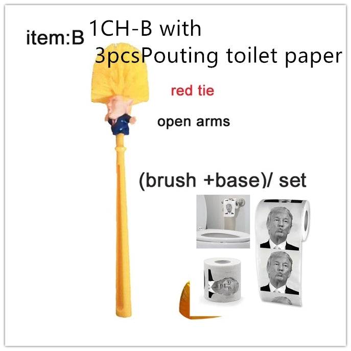Funny Donald Trump Toilet Brush - Mubimart
