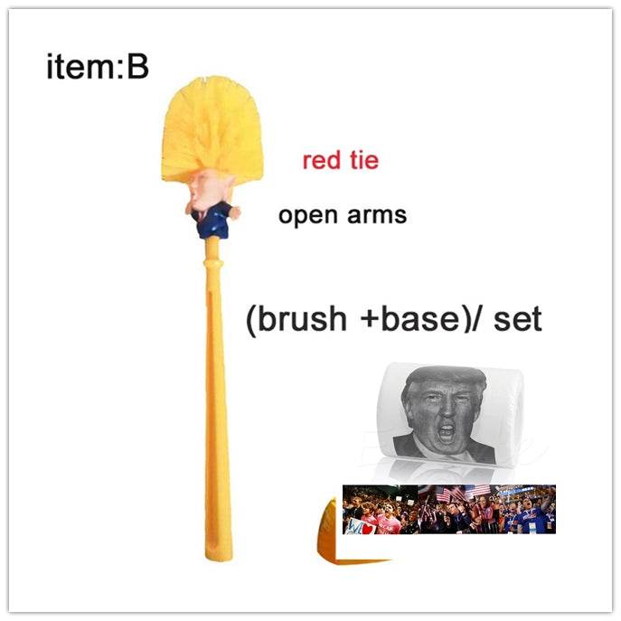 Funny Donald Trump Toilet Brush - Mubimart