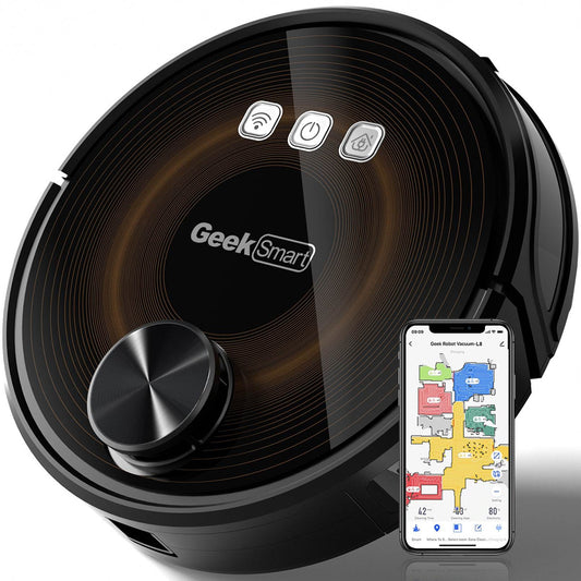 Geek-Smart-L8-Robot-Vacuum-Cleaner-And-Mop-LDS-Navigation-Wi-Fi-Connected-APP-Selective-Room-Cleaning-MAX-2700-PA-Suction-Ideal-For-Pets-And-Larger-Home-Banned-From-Selling-On-Amazon-Mubimart-4833 - Mubimart