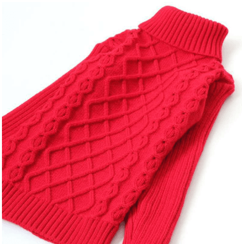 Girls Plus Velvet Thick Double Layer Sweater - Mubimart