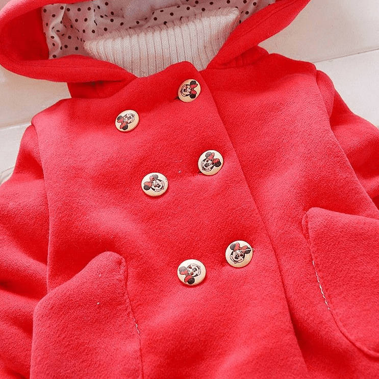 Girls warm coat winter jacket clothes for Newborn girl baby - Mubimart